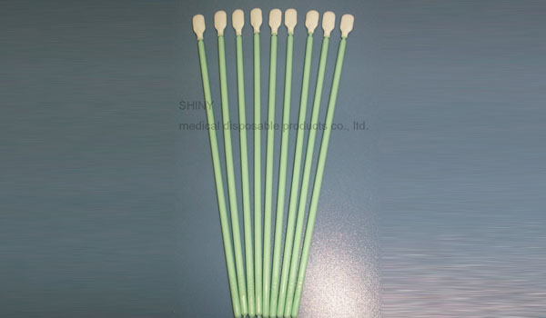  Long handle polyester swab